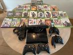 Xbox 360 incl 4 controllers, kinect, 24 spellen!, Spelcomputers en Games, Spelcomputers | Xbox 360, Ophalen, Met 3 controllers of meer