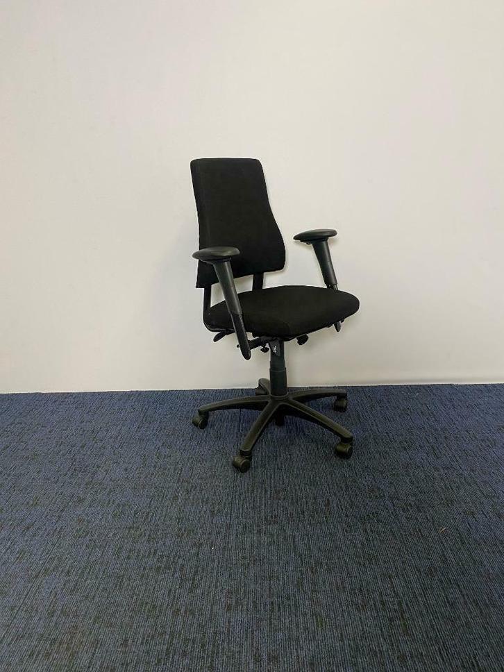 77 x Bureaustoel Axia BMA Pro, nieuw zwart gestoffeerd, Huis en Inrichting, Bureaustoelen, Gebruikt, Bureaustoel, Zwart, Ergonomisch