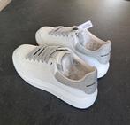 Alexander McQueen Oversized Glitter Sneakers Wit-Zilver, Ophalen of Verzenden, Nieuw, Wit