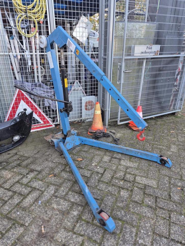 MKS 500 - Hydraulische motorkraan / Werkplaats kraan, Doe-het-zelf en Verbouw, Lieren en Takels, Gebruikt, Ophalen