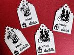 Gepersonaliseerde sinterklaas labels 4 stuks, Ophalen of Verzenden, Nieuw, Versiering