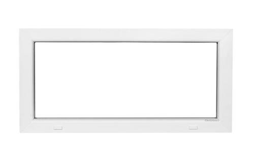 Kunststof Kozijn Vast  B100 H50cm Wit, Doe-het-zelf en Verbouw, Kozijnen en Schuifpuien, Nieuw, Raamkozijn, Kunststof, Inclusief glas