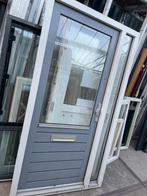 Voordeur met kozijn 222x123 cm, Doe-het-zelf en Verbouw, Ophalen, Gebruikt, 120 cm of meer, Buitendeur