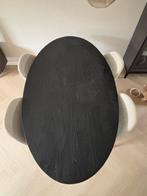 Eettafel zwart ovaal 180cm acacia hout modern hotelchique, Huis en Inrichting, Tafels | Eettafels, Ophalen, Zo goed als nieuw