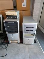 Te Koop :Oude computers, schermen enz voor hobbyist, Computers en Software, Desktop Pc's, HDD, Met monitor, Onbekend, Onbekend