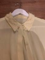 Marccain blouse n3 glamour collectie, Kleding | Dames, Ophalen of Verzenden, Zo goed als nieuw, Maat 38/40 (M), Geel