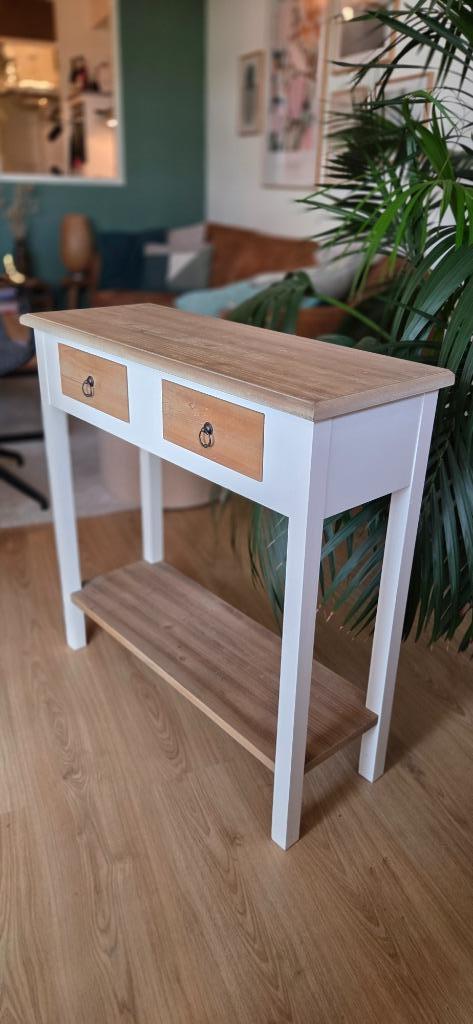 Gangkast met twee lades, Huis en Inrichting, Kasten | Dressoirs, Gebruikt, 50 tot 100 cm, 25 tot 50 cm, Met lade(s), Overige houtsoorten