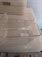 2 glazen pyrex ovenschalen voor cake,cakeblik, cakevorm., Huis en Inrichting, Ophalen of Verzenden, Gebruikt, Glas, Pot, Bus of Blik