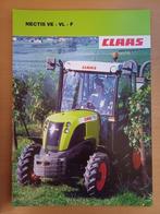 Folder Claas Nectis VE, VF en F smalspoor tractor, Ophalen of Verzenden, Gelezen, Tractor en Landbouw