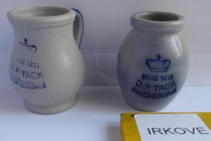 MOSTERDPOTJES VAN TACK AMSTERDAM * Niet Alleen Voor Abraham, Antiek en Kunst, Antiek | Keramiek en Aardewerk, Verzenden