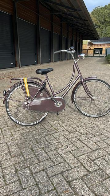 Mooie Batavus Old Dutch Omafiets voor meisjes- Paars/Bruin beschikbaar voor biedingen