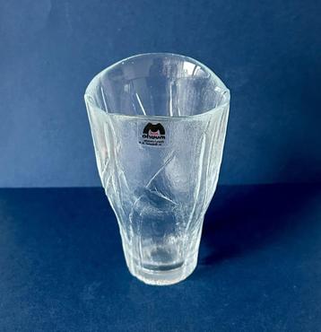 Vintage glazen vaas Muurla, handmade in Finland beschikbaar voor biedingen