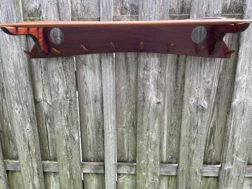Vintage wandkapstok uit de jaren ’60 (Deens), Antiek en Kunst, Antiek | Woonaccessoires, Ophalen of Verzenden