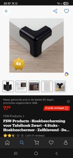 4 Zwarte Hoekbeschermers - Nieuw in Verpakking, Ophalen of Verzenden, Nieuw