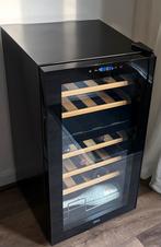 Mooie en praktische 2 zones wijnkoelkast, Witgoed en Apparatuur, Koelkasten en IJskasten, Ophalen, Zonder vriesvak, Minder dan 45 cm