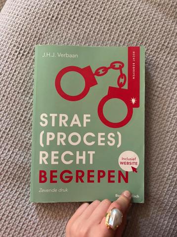 J.H.J. Verbaan - Straf(proces)recht begrepen beschikbaar voor biedingen