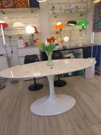 Ovale Marmeren Eettafel 160cm, Huis en Inrichting, Tafels | Eettafels, Overige materialen, 150 tot 200 cm, Nieuw, Ophalen of Verzenden