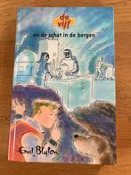 De Vijf en de schat in de bergen - Enid Blyton, Ophalen of Verzenden, Gelezen, Fictie algemeen