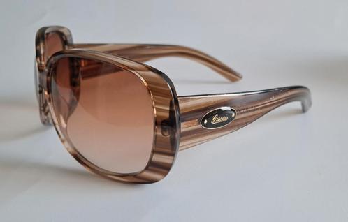 GUCCI GG 2932/S RDQ 02 ROOD BRUIN & GLITTER (OVERSIZED), Sieraden, Tassen en Uiterlijk, Zonnebrillen en Brillen | Dames, Ophalen of Verzenden