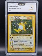 Raichu holo 1st edition 1999 wizards basis set dutch #14PCA3, Verzenden, Zo goed als nieuw, Losse kaart