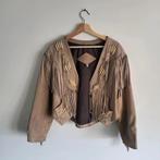 Vintage fringe jacket size m, Ophalen of Verzenden, Zo goed als nieuw