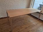 Hoogwaardige naturel eiken massieve eettafel, Huis en Inrichting, Tafels | Eettafels, Eikenhout, 200 cm of meer, 50 tot 100 cm