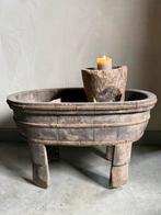 Olijfbak ovaal op pootjes mooie sleetse kleur A1, Nieuw, Ovaal, Biekkies, Ophalen