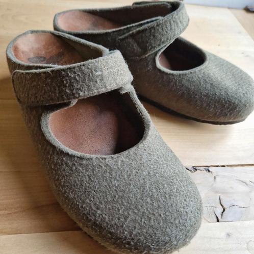 Groene sloffen van Scholl Bioprint maat 38, Kleding | Dames, Schoenen, Zo goed als nieuw, Pantoffels of Sloffen, Groen, Ophalen of Verzenden