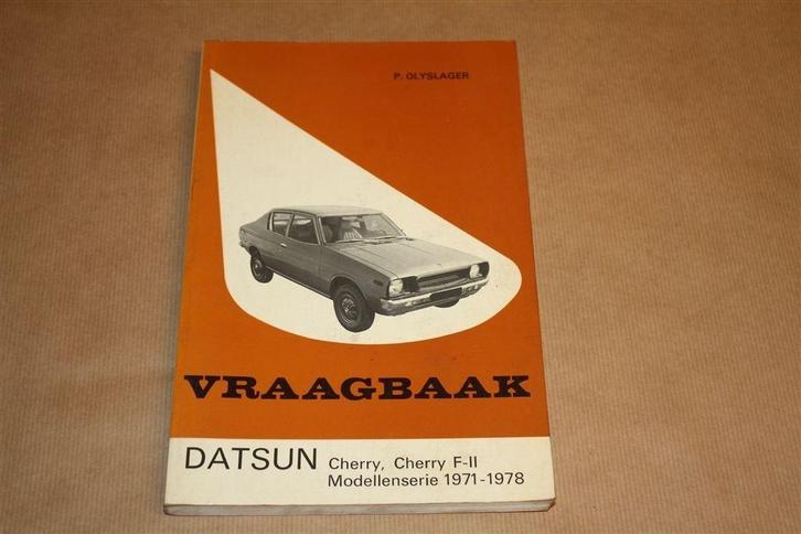 Vraagbaak Datsun Cherry, Cherry F-II. 1971-1978., Auto diversen, Handleidingen en Instructieboekjes, Ophalen of Verzenden