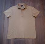 IZGS: zomers dun poloshirt beige + oranje contraststiksel, Maat 48/50 (M), Beige, Ophalen of Verzenden, Zo goed als nieuw