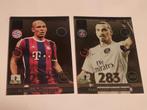 Panini Adrenalyn xl Champions League Limited Robben Zlatan, Ophalen of Verzenden, Zo goed als nieuw, Buitenlandse clubs, Poster, Plaatje of Sticker