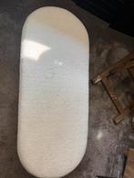 Teddy poef creme, Huis en Inrichting, Ophalen, Overige materialen, Minder dan 50 cm, Rond