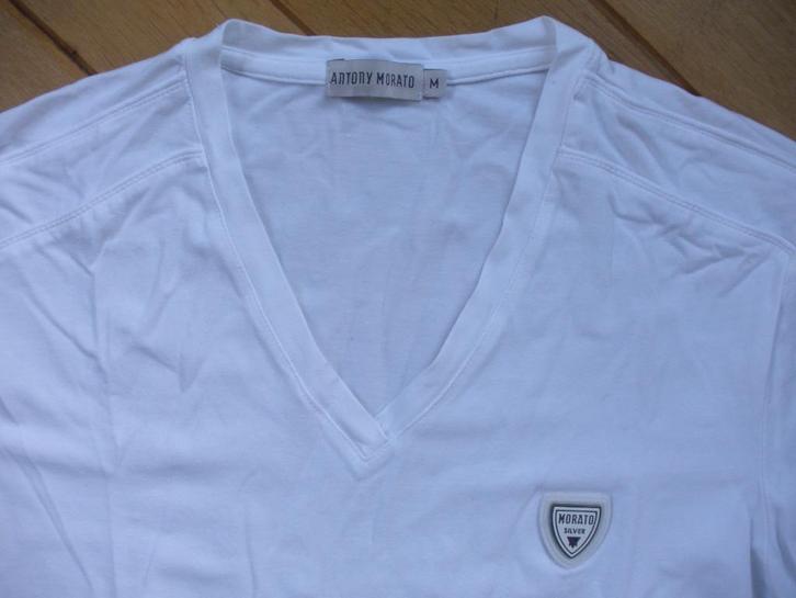 ANTONY MORATO t- shirt wit maat M, Kleding | Heren, T-shirts, Zo goed als nieuw, Maat 46 (S) of kleiner, Wit, Ophalen of Verzenden