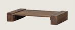 Jin coffee table - Wood - Dark brown, Teakhout, 100 tot 150 cm, Zo goed als nieuw, Minder dan 50 cm