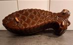 Vintage bruine visvorm, puddingvorm , West Germany, Ophalen of Verzenden, Gebruikt