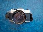 Yashica TL electro met drie lenzen, Audio, Tv en Foto, Fotocamera's Analoog, Ophalen of Verzenden, Gebruikt, Spiegelreflex, Overige Merken