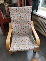 Kinderfauteuil Nieuwstaat - Kleurrijke Hoes, Ophalen, Hout, Overige kleuren, Zo goed als nieuw