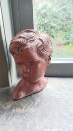 Gipsen hoofd gesigneerd V.V. 242, Antiek en Kunst, Ophalen