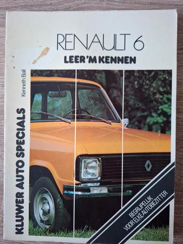 Renault 6 Leer 'm kennen Kluwer Auto Specials. beschikbaar voor biedingen