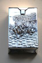 Een fraaie voorplaat van een zilveren doos, Antiek en Kunst, Antiek | Goud en Zilver, Ophalen of Verzenden