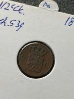 Halve cent 1843, Postzegels en Munten, Munten | Nederland, Overige waardes, Ophalen of Verzenden, Koning Willem II, Losse munt