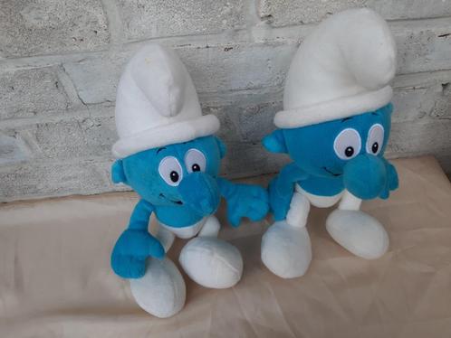 Pluche, smurfen, blauw., Verzamelen, Smurfen, Zo goed als nieuw, Poppetje, Figuurtje of Knuffel, Verschillende Smurfen, Ophalen of Verzenden