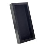 Diepe rechthoek lijst - 33x16x4,5 cm - wit of zwart