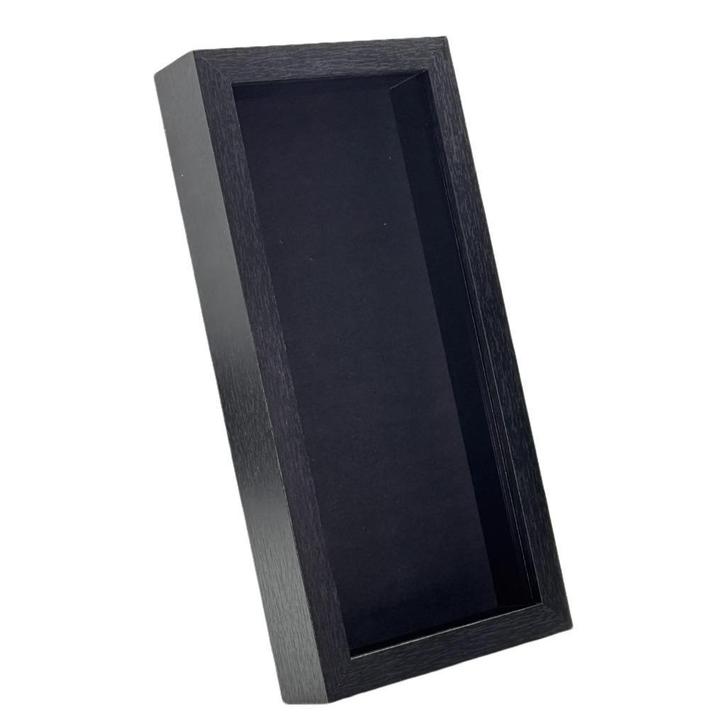 Diepe rechthoek lijst - 33x16x4,5 cm - wit of zwart, Huis en Inrichting, Woonaccessoires | Lijsten, Nieuw, Minder dan 50 cm, Minder dan 50 cm