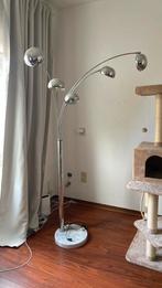 Retro vintage zilveren lamp, Ophalen, Zo goed als nieuw, 100 tot 150 cm