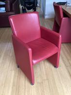 Leren stoelen, Huis en Inrichting, Stoelen, Ophalen, Gebruikt, Leer, Vijf, Zes of meer stoelen