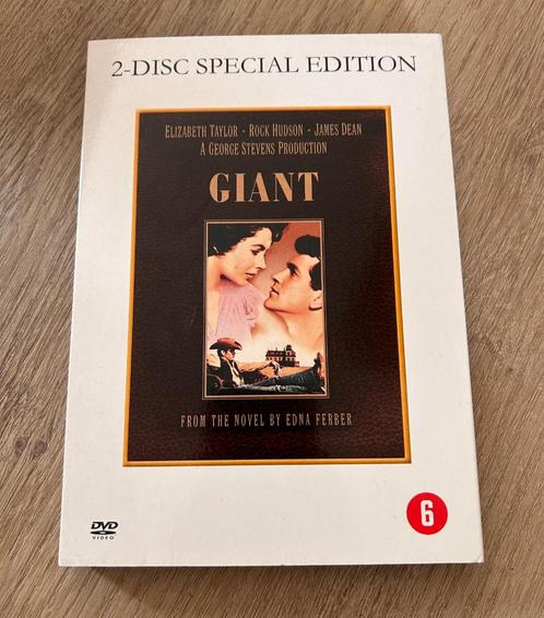 DVD Giant James Dean Elizabeth Taylor € 7 incl. verzending, Cd's en Dvd's, Dvd's | Klassiekers, Zo goed als nieuw, Drama, 1940 tot 1960