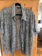 Gerry Weber Blouse Maat 40-42 blauw/wit, Verzenden, Zo goed als nieuw, Maat 42/44 (L), Zwart