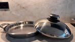 AMC RVS Braadpan met Deksel – Zeer Schoon en in Prima Staat, Huis en Inrichting, Keuken | Potten en Pannen, Ophalen of Verzenden
