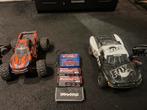 Traxxas slash 4x4 vxl en traxxas hoss 4x4 vxl, Gebruikt, Auto offroad, Schaal 1:10, RTR (Ready to Run)